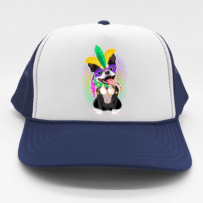 Mardi Gras Party Dog Trucker Hat