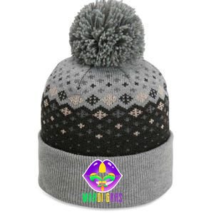 Mardi Gras Party Lips The Baniff Cuffed Pom Beanie