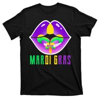 Mardi Gras Party Lips T-Shirt