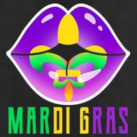 Mardi Gras Party Lips 11oz C Handle Ceramic Mug