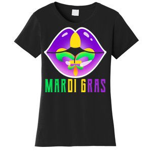 Mardi Gras Party Lips Women's T-Shirt