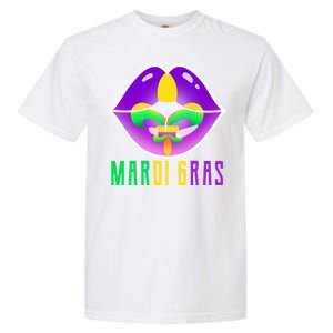 Mardi Gras Party Lips Garment-Dyed Heavyweight T-Shirt