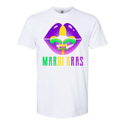 Mardi Gras Party Lips Softstyle® CVC T-Shirt