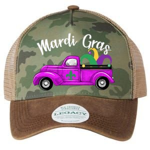 Mardi Gras Party Truck Legacy Tie Dye Trucker Hat