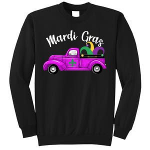 Mardi Gras Party Truck Sweatshirt