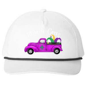 Mardi Gras Party Truck Snapback Five-Panel Rope Hat