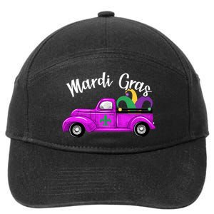 Mardi Gras Party Truck 7-Panel Snapback Hat