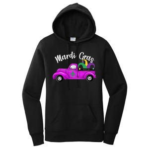 Mardi Gras Party Truck Women's Pullover Hoodie