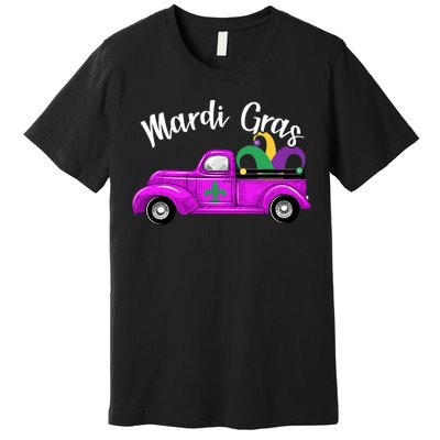 Mardi Gras Party Truck Premium T-Shirt