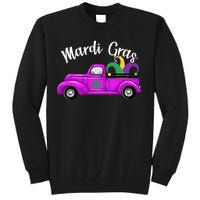 Mardi Gras Party Truck Tall Sweatshirt