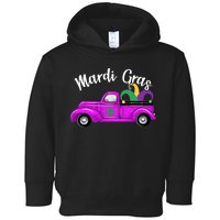 Mardi Gras Party Truck Toddler Hoodie