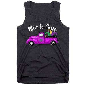 Mardi Gras Party Truck Tank Top