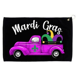 Mardi Gras Party Truck Grommeted Golf Towel