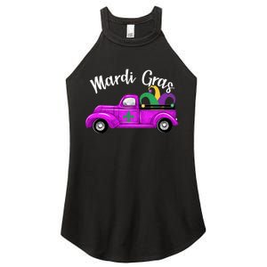 Mardi Gras Party Truck Women's Perfect Tri Rocker Tank