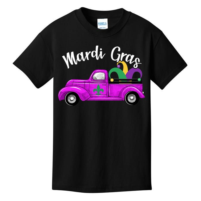 Mardi Gras Party Truck Kids T-Shirt