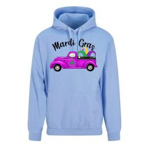 Mardi Gras Party Truck Unisex Surf Hoodie