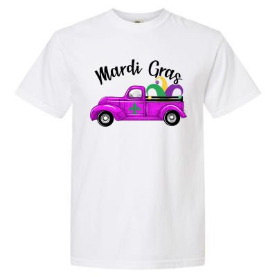 Mardi Gras Party Truck Garment-Dyed Heavyweight T-Shirt