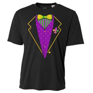 Mardi Gras Party Tux Cooling Performance Crew T-Shirt