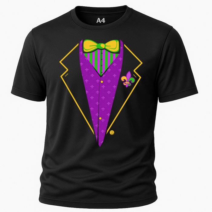 Mardi Gras Party Tux Performance Shirt