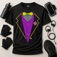 Mardi Gras Party Tux Performance Shirt