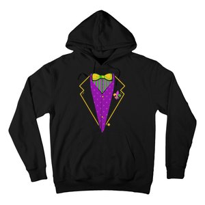 Mardi Gras Party Tux Hoodie