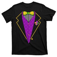 Mardi Gras Party Tux T-Shirt