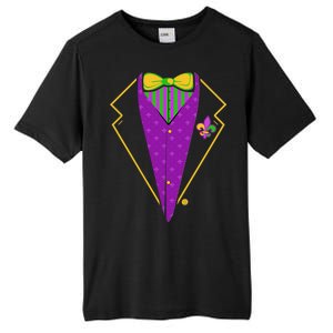 Mardi Gras Party Tux Tall Fusion ChromaSoft Performance T-Shirt