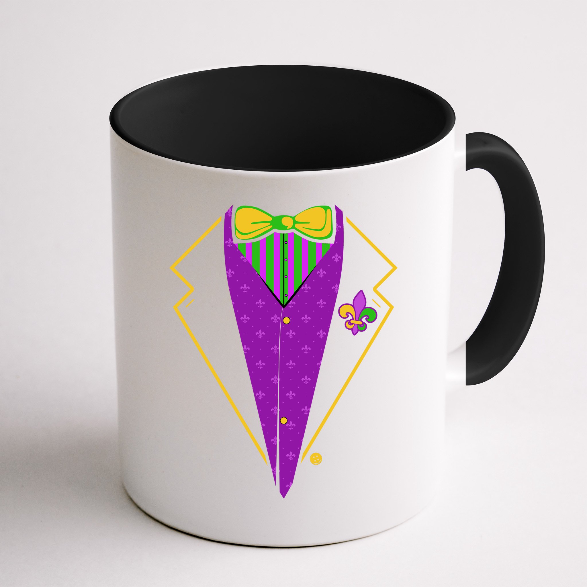 Mardi Gras Party Tux Mug