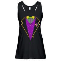 Mardi Gras Party Tux Ladies Essential Flowy Tank