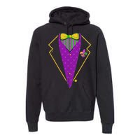 Mardi Gras Party Tux Premium Hoodie