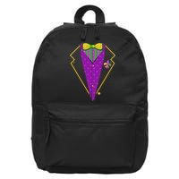 Mardi Gras Party Tux 16 in Basic Backpack