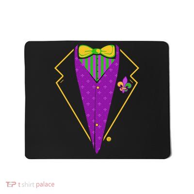 Mardi Gras Party Tux Mousepad