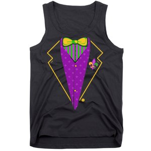 Mardi Gras Party Tux Tank Top