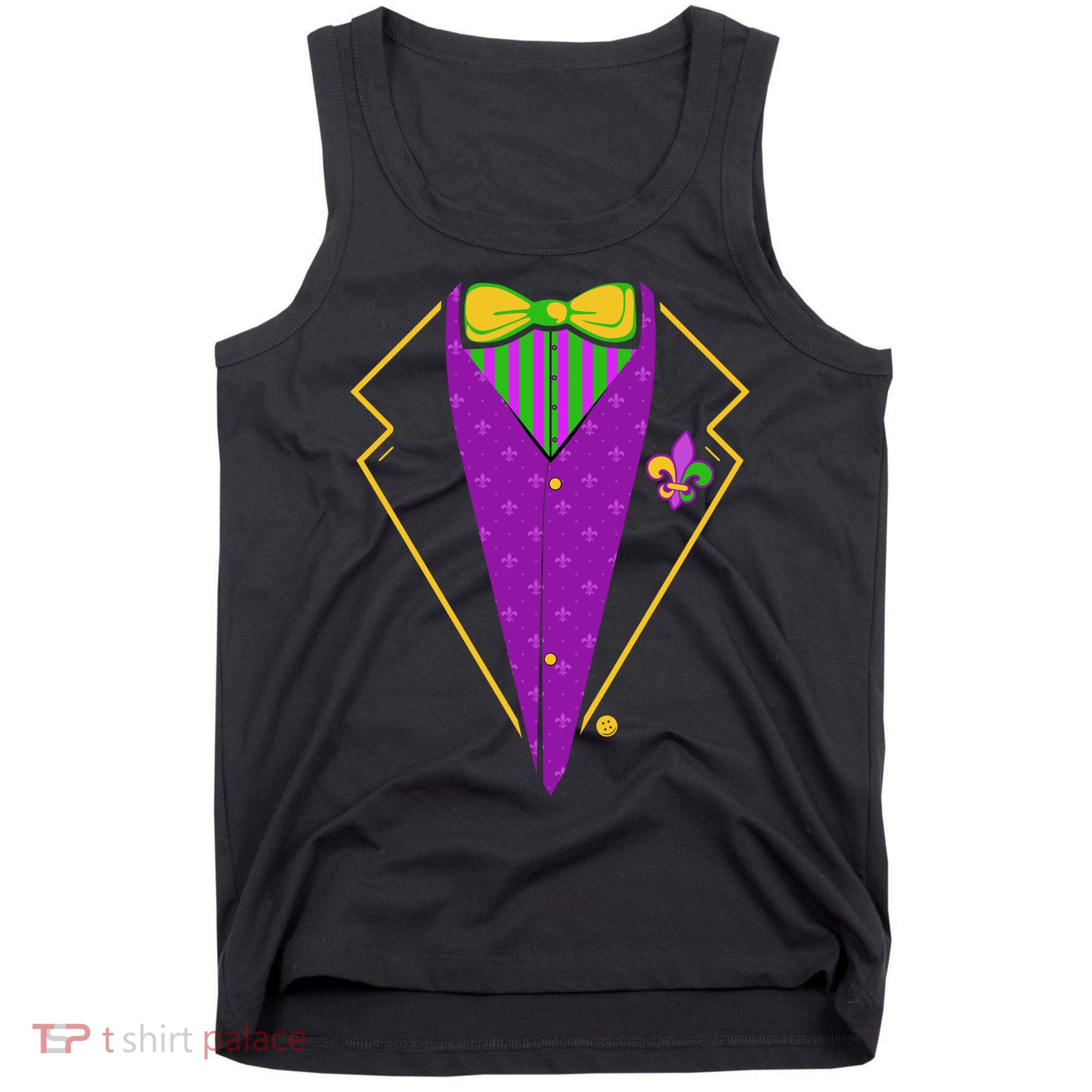 Mardi Gras Party Tux Tank Top