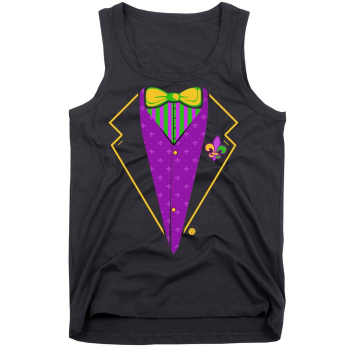 Mardi Gras Party Tux Tank Top