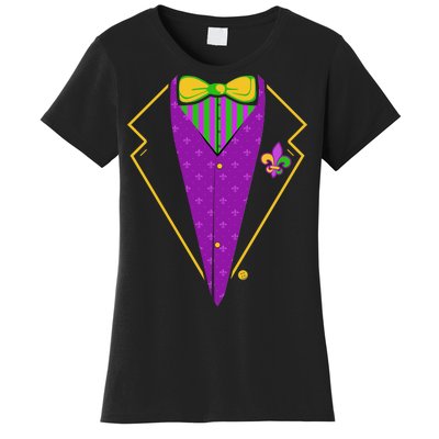 Mardi Gras Party Tux Women's T-Shirt