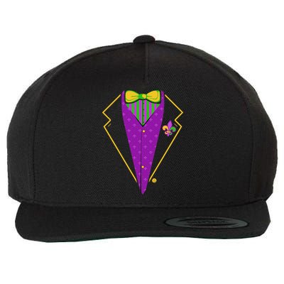 Mardi Gras Party Tux Wool Snapback Cap