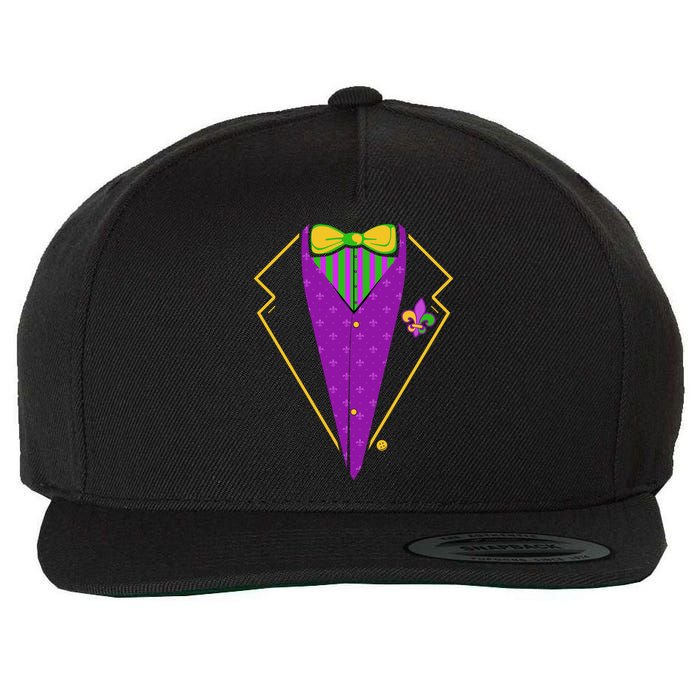 Mardi Gras Party Tux Wool Snapback Cap