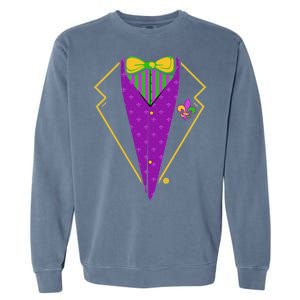 Mardi Gras Party Tux Garment-Dyed Sweatshirt