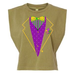 Mardi Gras Party Tux Garment-Dyed Women's Muscle Tee