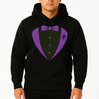 Mardi Gras Party Tuxedo Hoodie