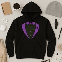 Mardi Gras Party Tuxedo Hoodie