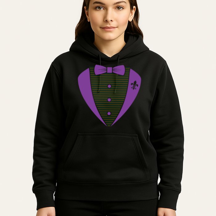 Mardi Gras Party Tuxedo Hoodie