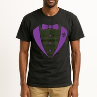 Mardi Gras Party Tuxedo Tall T-Shirt