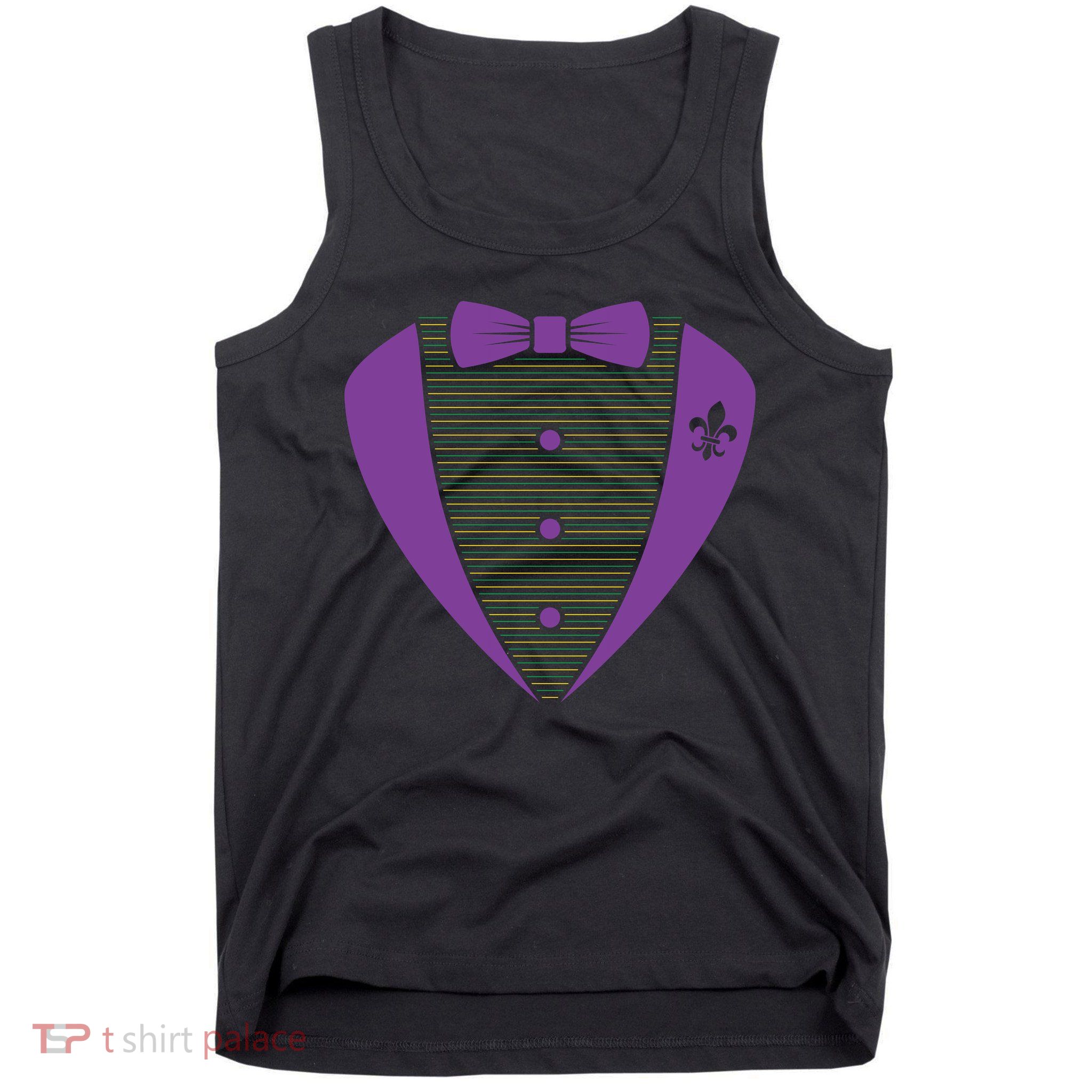 Mardi Gras Party Tuxedo Tank Top