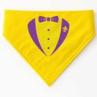 Mardi Gras Party Tuxedo USA-Made Doggie Bandana
