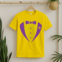 Mardi Gras Party Tuxedo T-Shirt