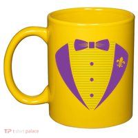 Mardi Gras Party Tuxedo 11oz C Handle Ceramic Mug