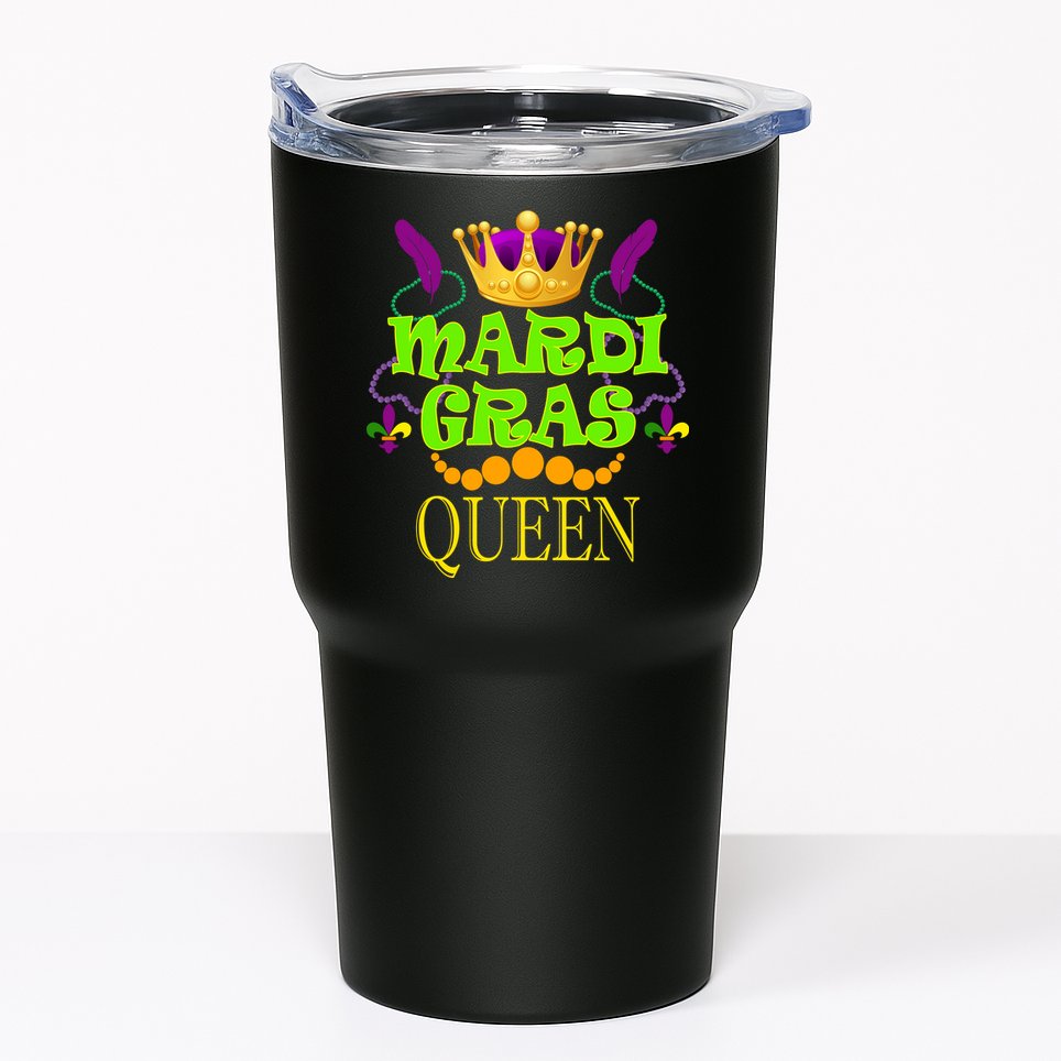 Mardi Gras Queen Tumbler