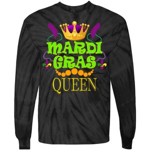 Mardi Gras Queen Tie-Dye Long Sleeve Shirt